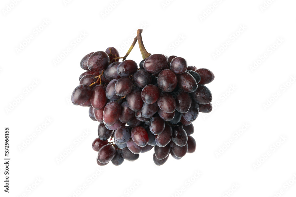 Fresh ripe grape isolated on white background