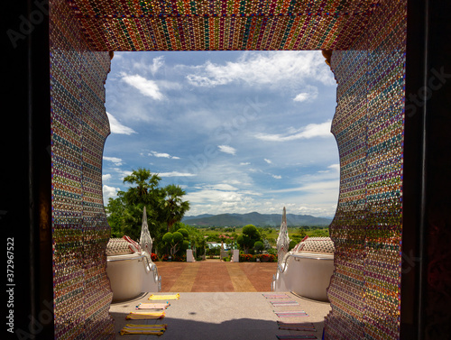 Wat Ban den or Wat Ban den sali Si Mueang Kaen,Mae Taeng District, Chiang Mai, thailand  photo