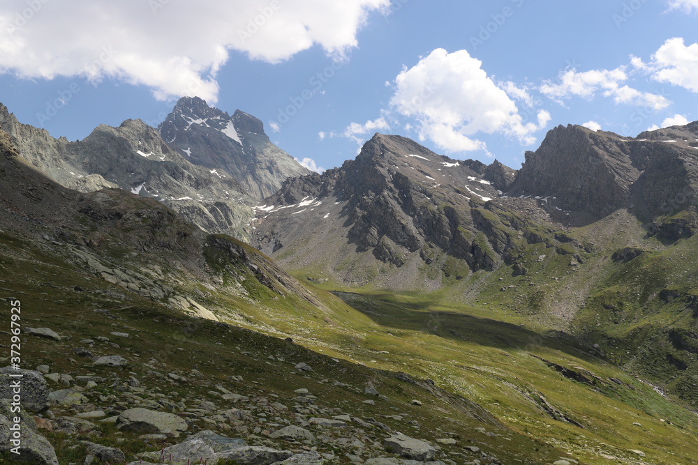 Fototapeta premium Mont Viso vu de Ristolas