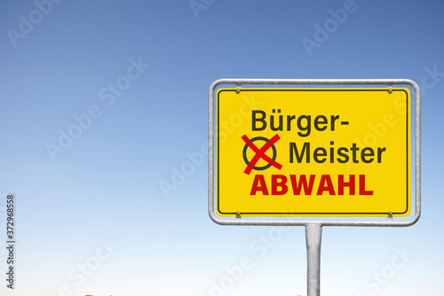 Abwahl, Bürgermeister photo