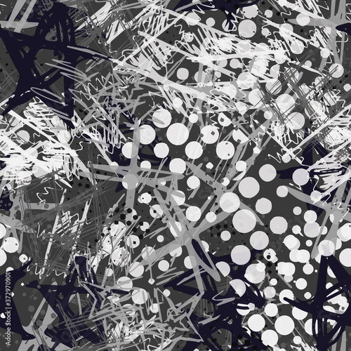 Abstract seamless pattern. Creative vector background. Funny wallpaper for textile and fabric