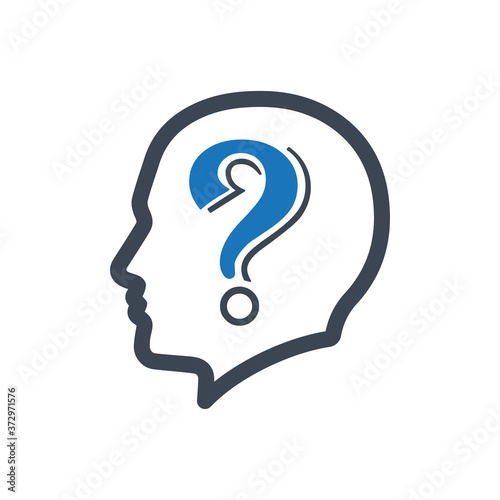 Confusion icon ( vector illustration )