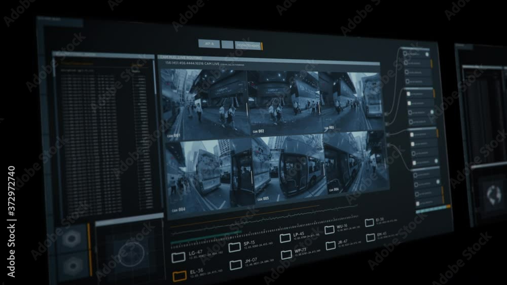 Clean Spy Files Computer Modern Military secret spy Technology. Computer Screen. Surveillance ...