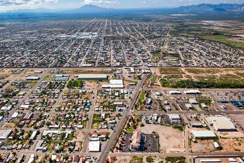 Above the Border at Douglas, Arizona