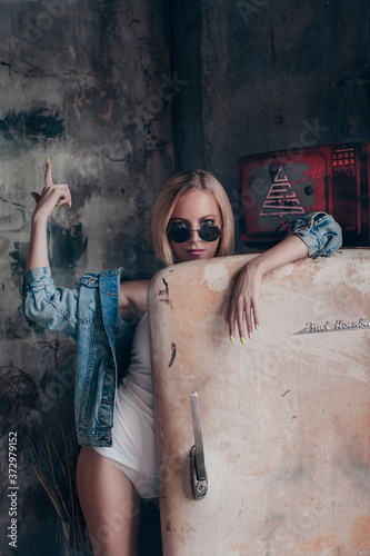 girl in the old room