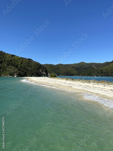 Plage du parc Abel Tasman, Nouvelle Zélande © Atlantis