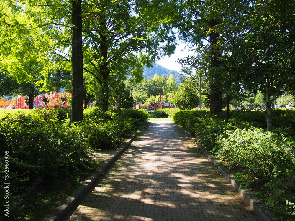 緑あふれる岐阜の公園