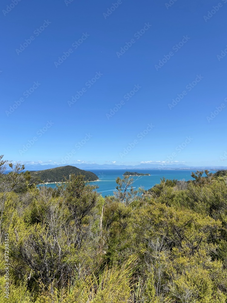 Obraz premium Paysage du parc Abel Tasman, Nouvelle Zélande 