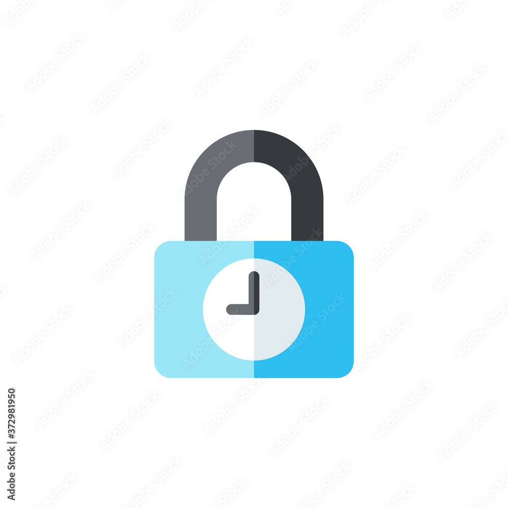 Security Time Lock Icon Logo Design Element Security Time Lock Icon Logo Design Element