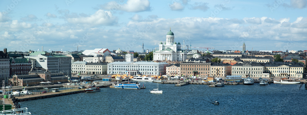 Obraz na płótnie Helsinki Old Town Panorama w salonie