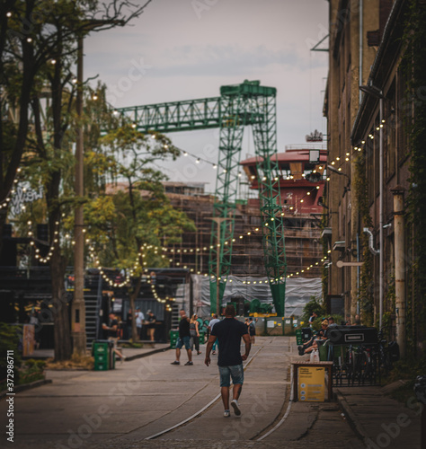 electricians street in the Gdańsk shipyard