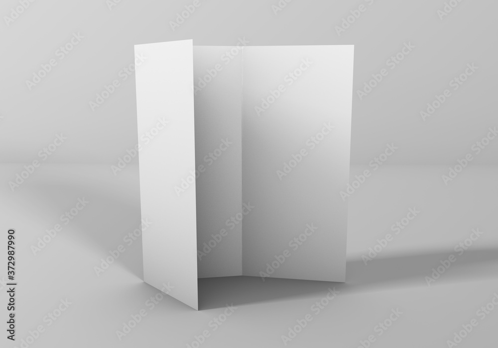 Realistic Tri Fold Booklet, Postcard, Flyer or Brochure Mockup Template Realistic Tri Fold Booklet, Postcard, Flyer or Brochure Mockup Template
