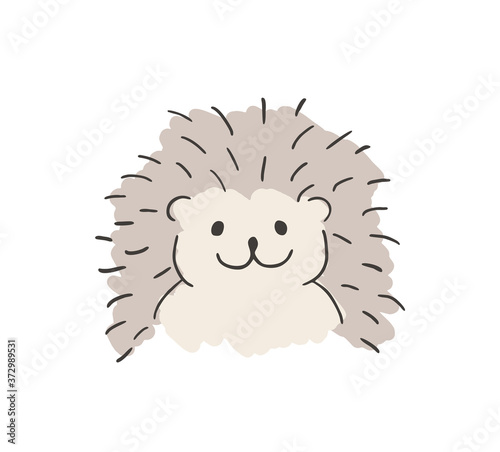 Creative design of funny hedgehog