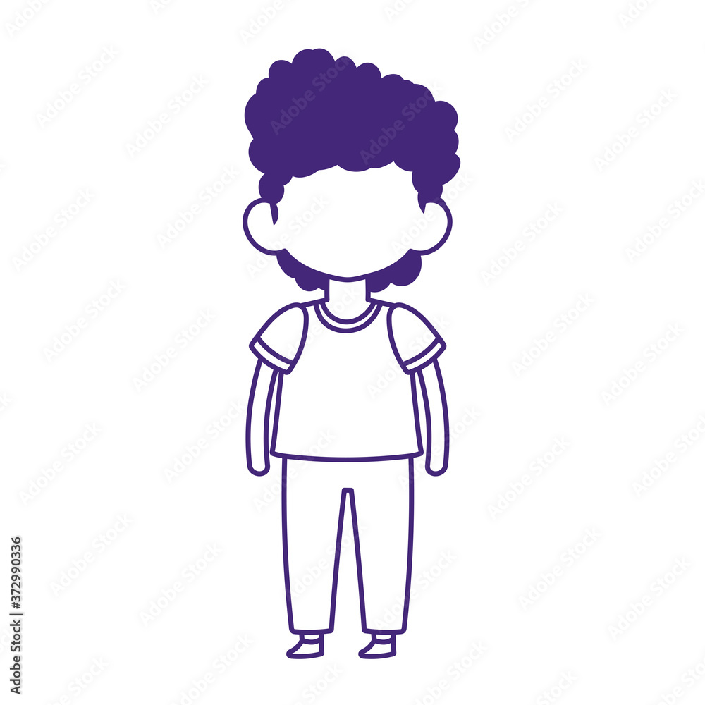 student boy cartoon character isolated design student boy cartoon character isolated design