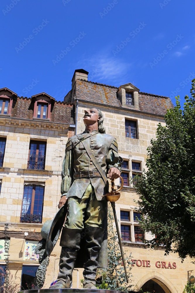 Bergerac city, France, Perigor purple region Bergerac city, France, Perigor purple region
