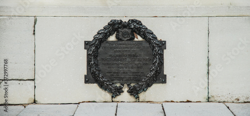 Monuments in Savannah Georgia Tomb of Nathaniel Green  photo