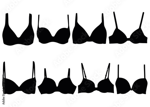 Women's bras in the set.