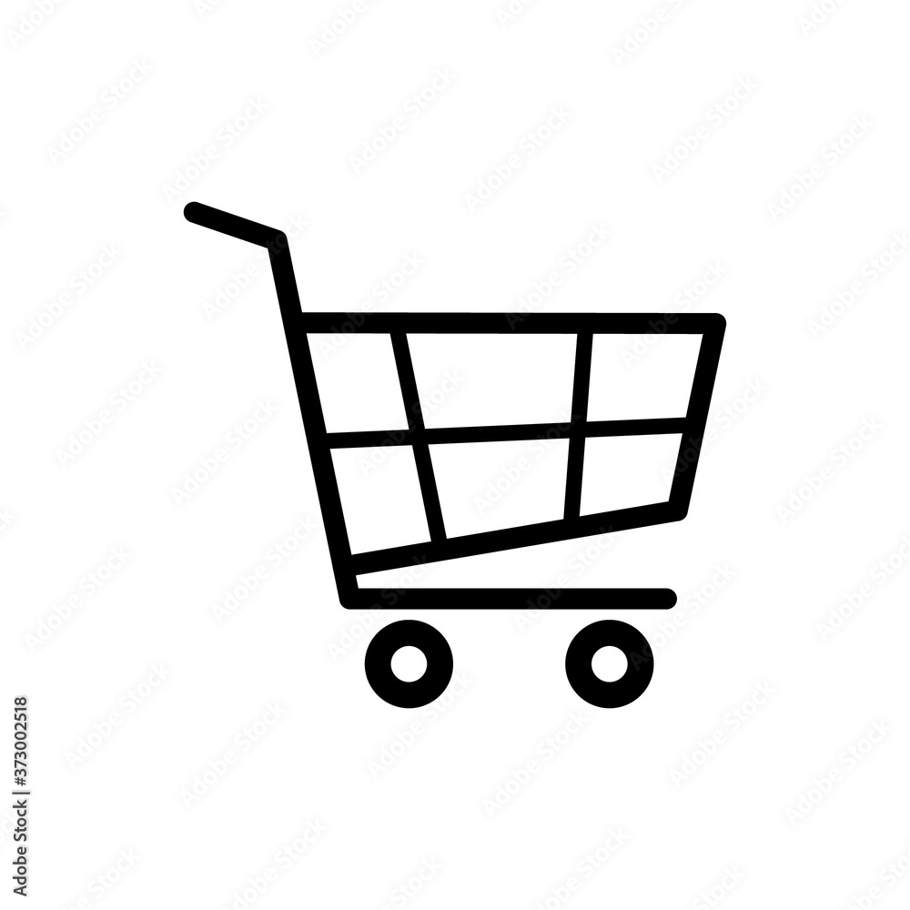 super market basket vector line icon. isolated illustration on white background super market basket vector line icon. isolated illustration on white background