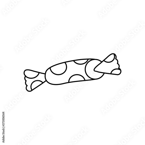 candy icon image, line style