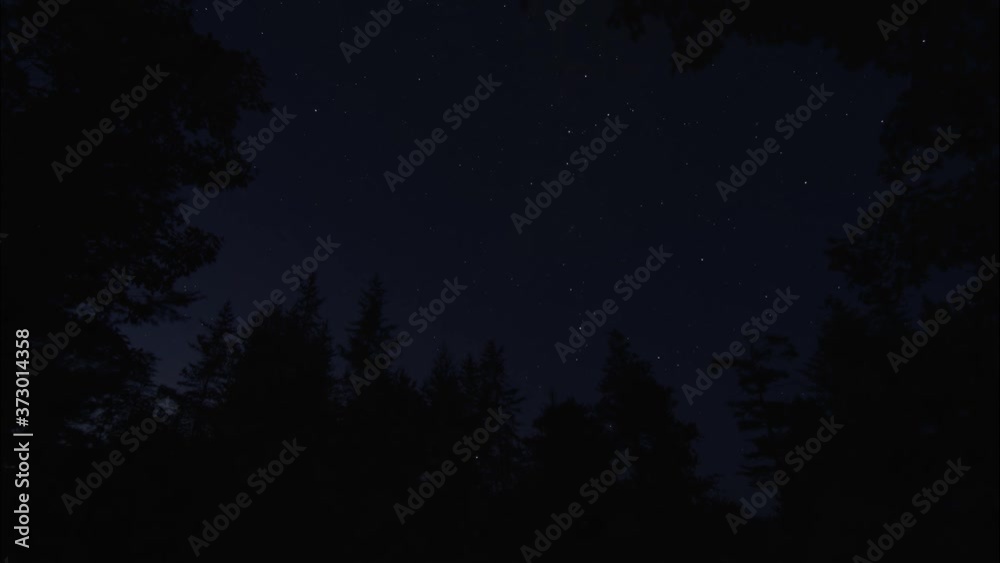Twinkling Stars Astro Night Time Lapse in Forest As Spooky Storm Comes In Camp Twinkling Stars Astro Night Time Lapse in Forest As Spooky Storm Comes In Camp