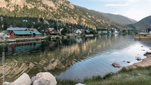lake and mountains in Georgetown, Colorado photo