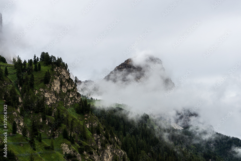 Fog on mountains, Italy