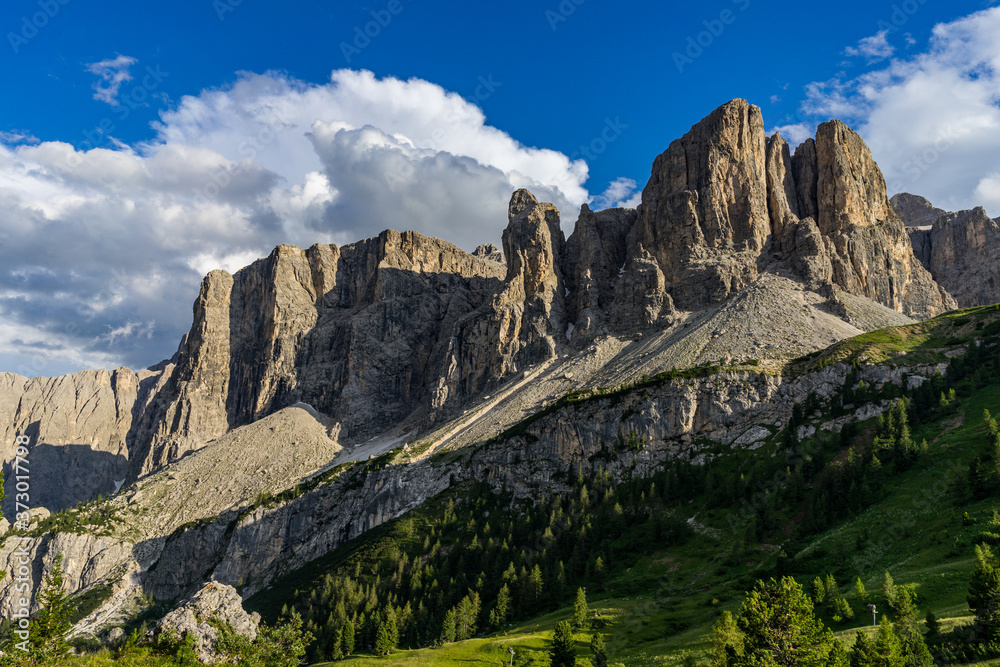 Mountains landscape in Dolomites, Italy