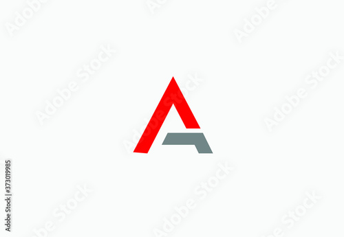 A letter logo design