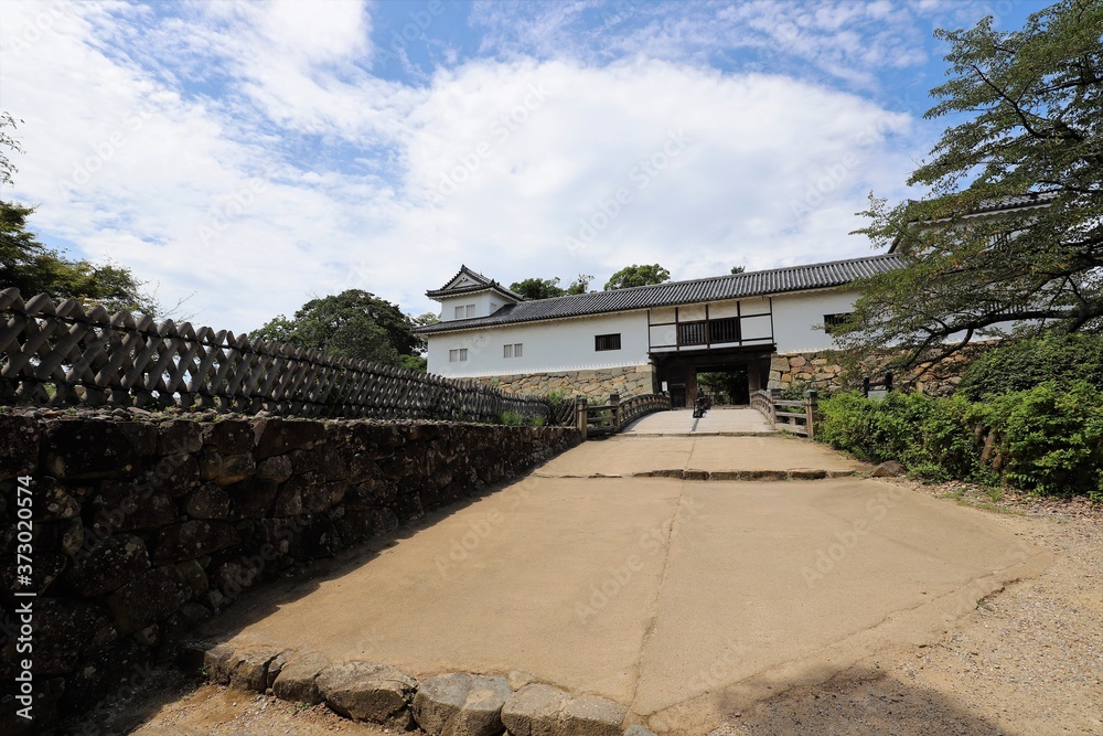 Fototapeta premium 彦根城と玄宮園