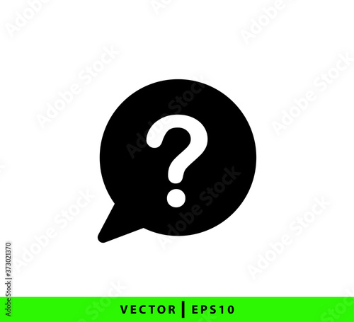 Question sign symbol icon logo template