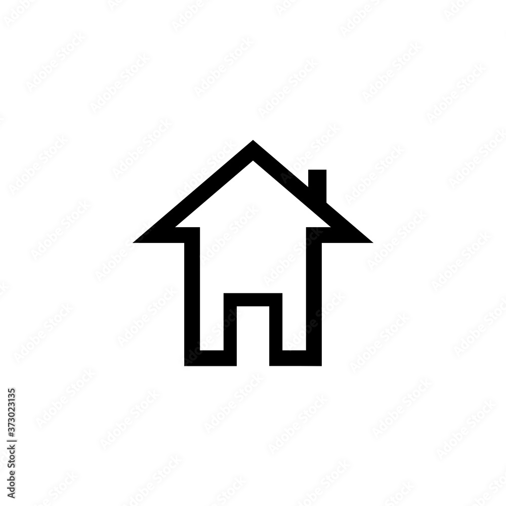 home icon vector symbol isolated illustration white background home icon vector symbol isolated illustration white background