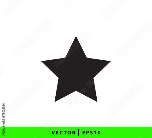 Star icon vector logo design template