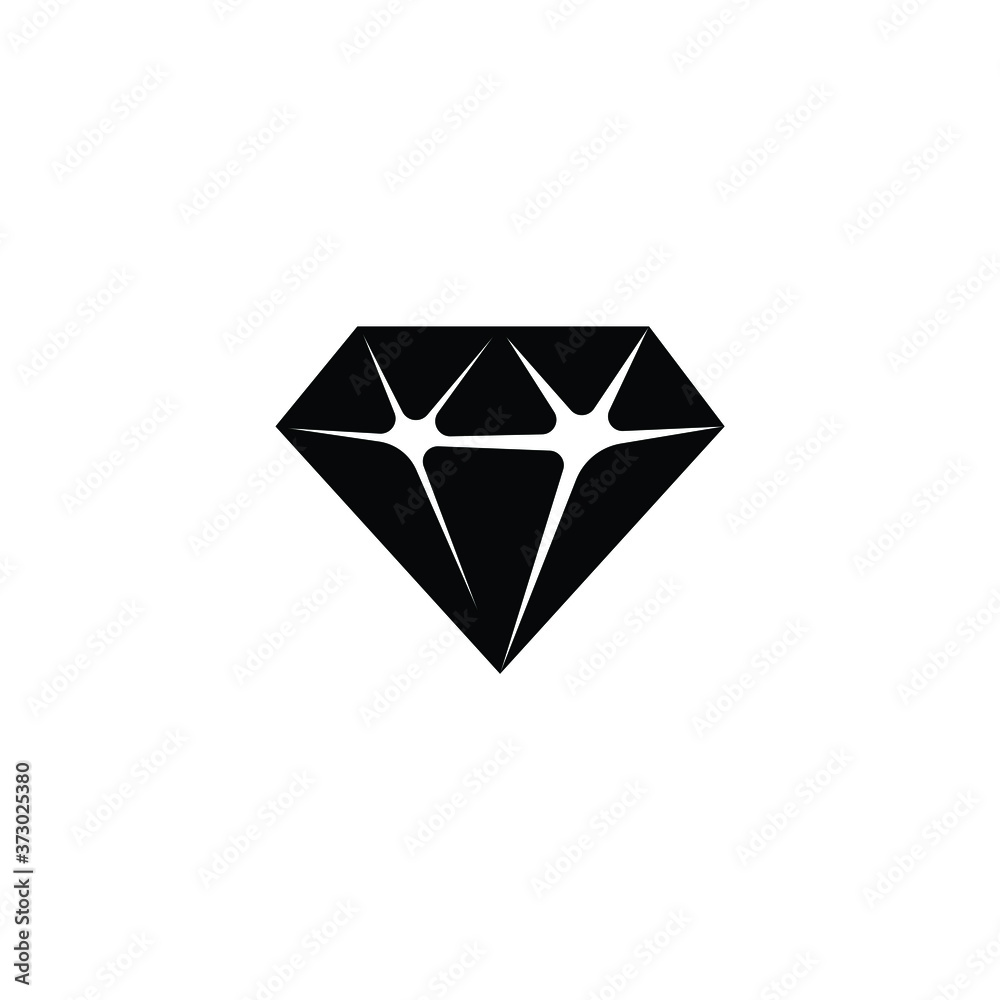 Diamond icon isolated vector on white background, sign and symbol object concept. Diamond icon isolated vector on white background, sign and symbol object concept.
