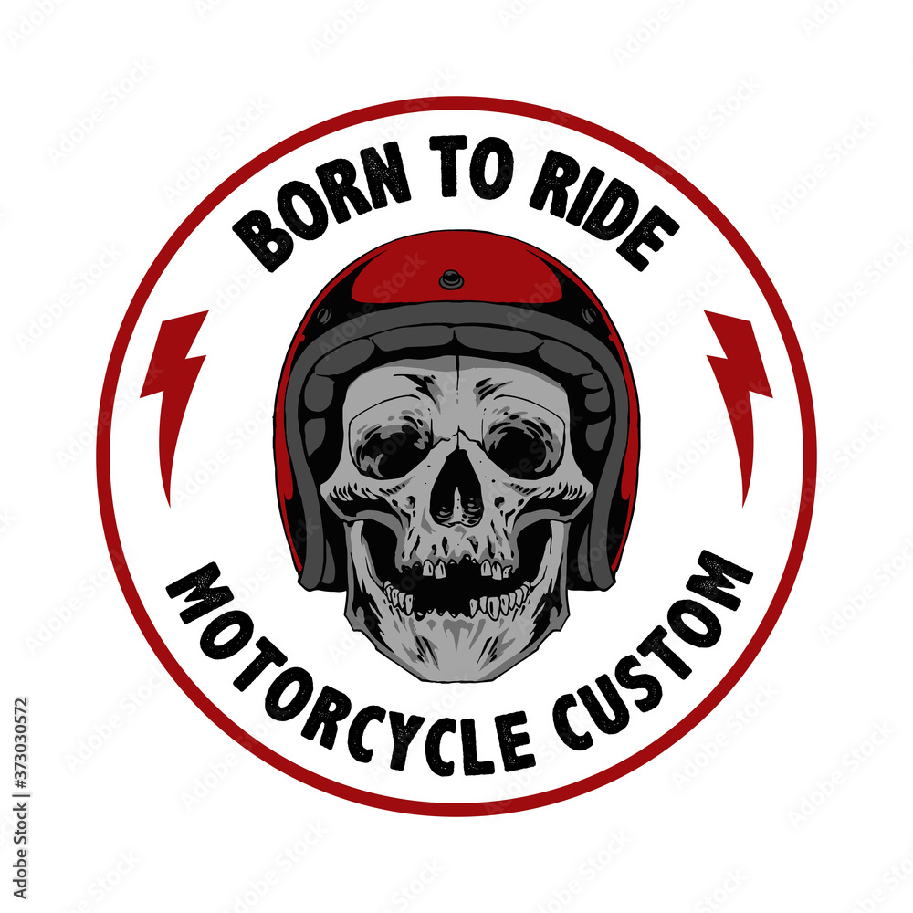 Fototapeta premium motorcycle concept design for mascot