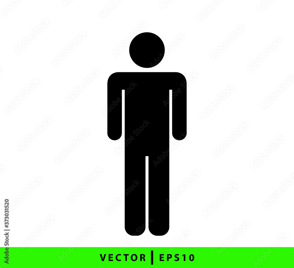 People toilet icon vector logo design template People toilet icon vector logo design template
