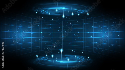 Abstract technology background Hi-tech communication concept innovation background vector illustration