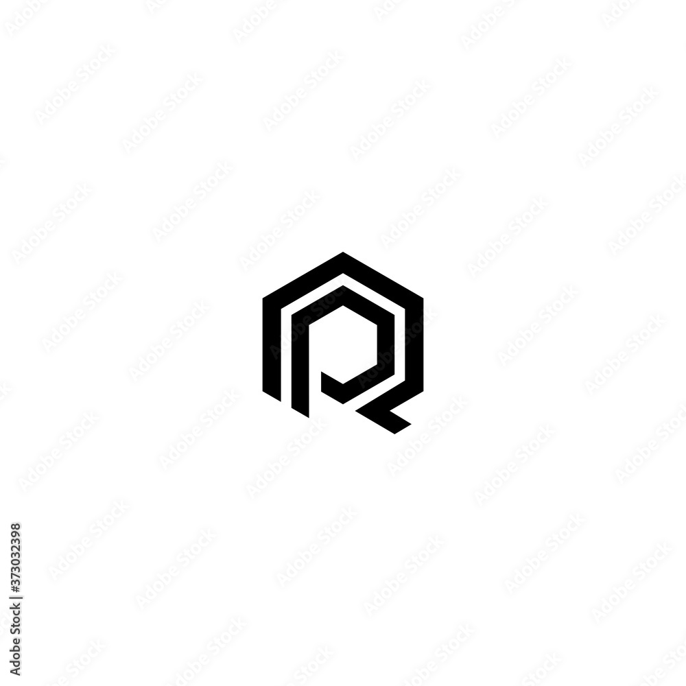 P Rep Logo PR RP logo design template elements Stock Vector | Adobe Stock