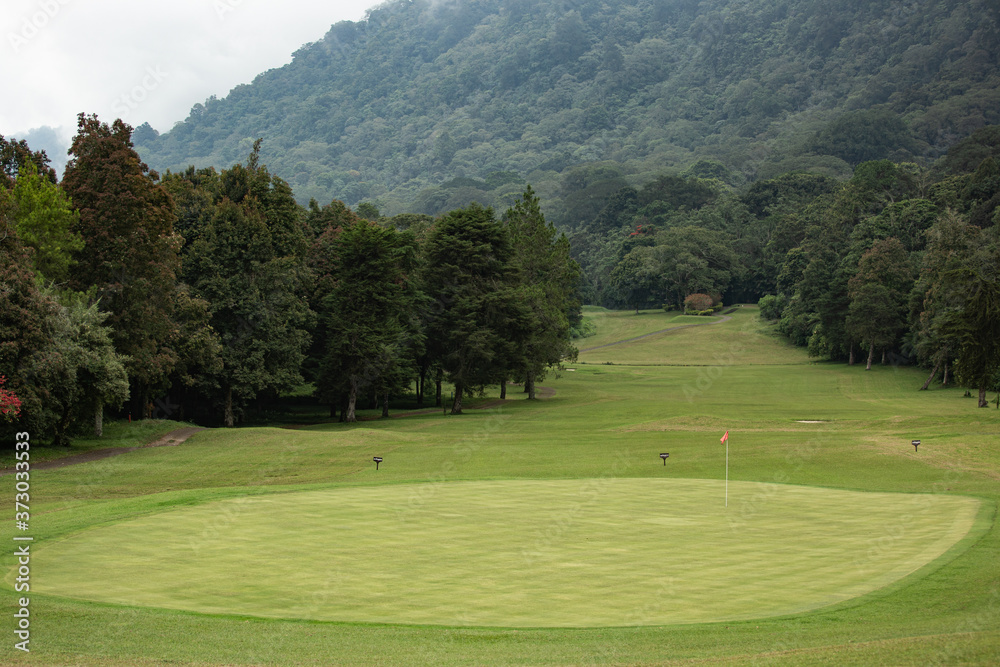 Obraz premium Amazing view of the golf course