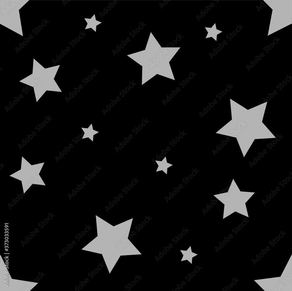 seamless pattern with stars on a black background, template for fabric and Wallpaper, postcard, cover, banner seamless pattern with stars on a black background, template for fabric and Wallpaper, postcard, cover, banner