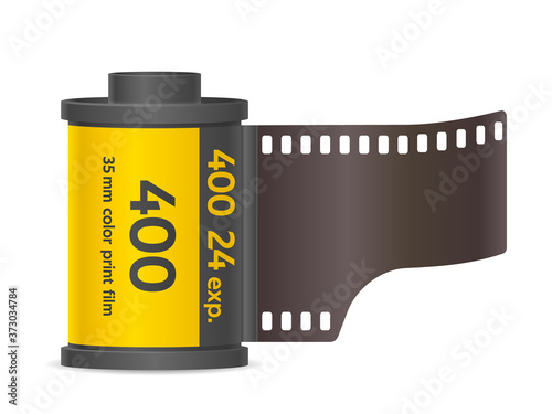 Camera photo film container