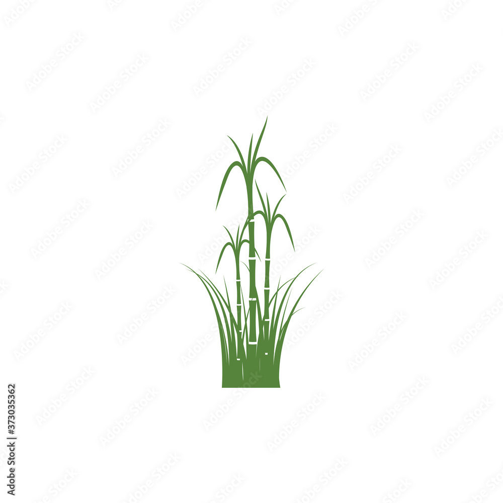 Obraz premium Sugar cane Logo Template vector symbol