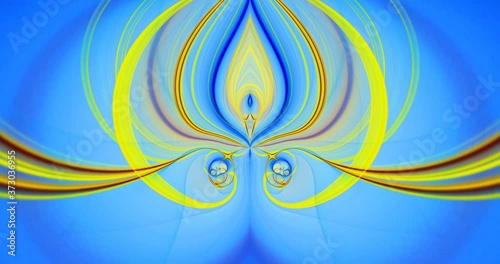 4k 3D animate illustrations and create colorful patterns. 3D - rendering