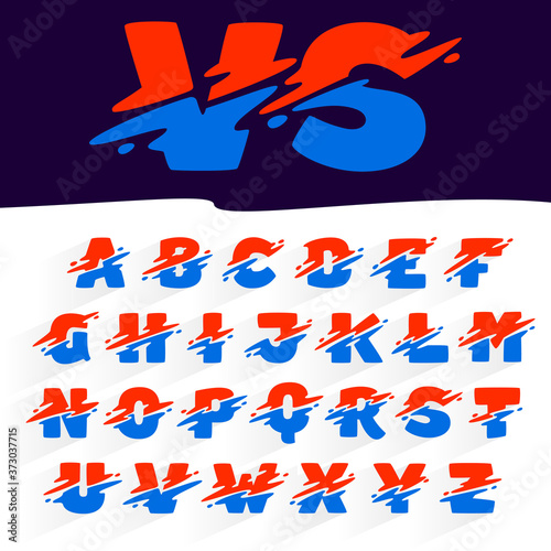 Fast speed alphabet.