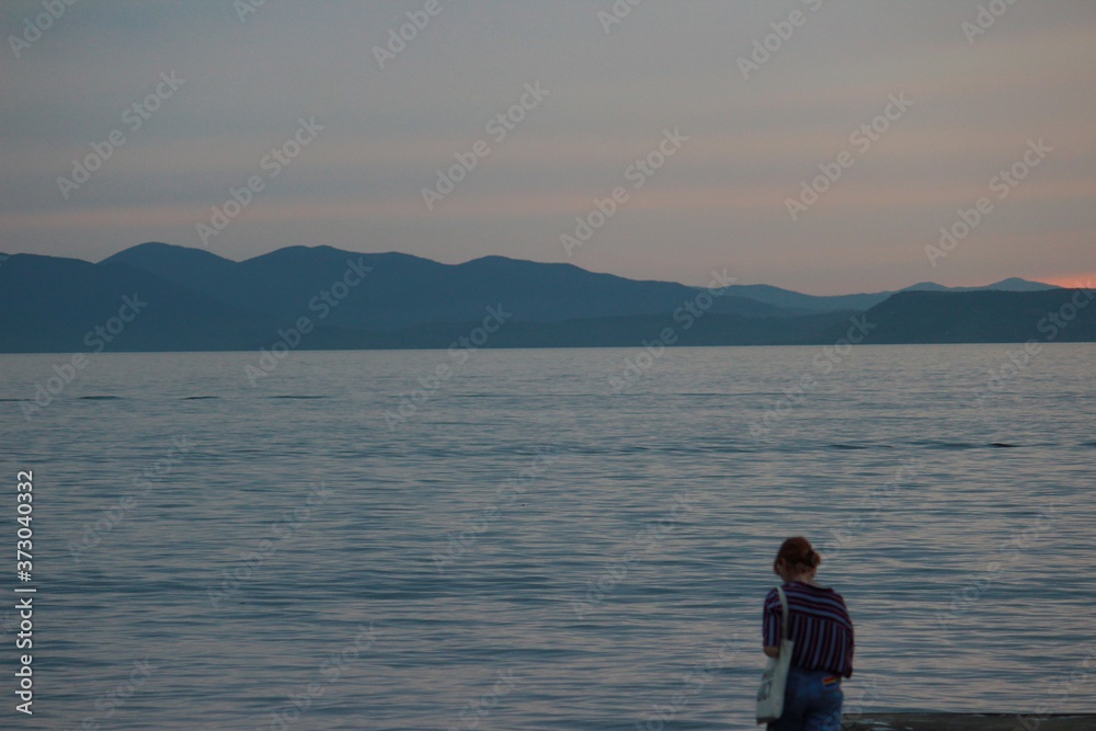 girl on the beach