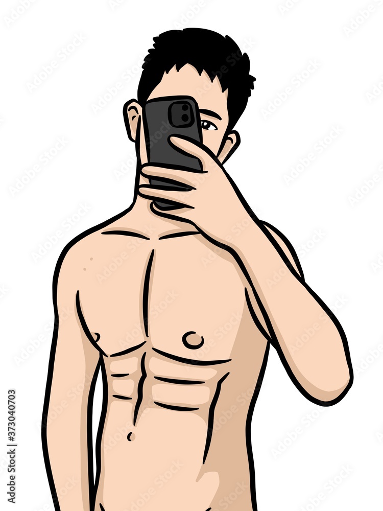 cartoon cute man on white background cartoon cute man on white background