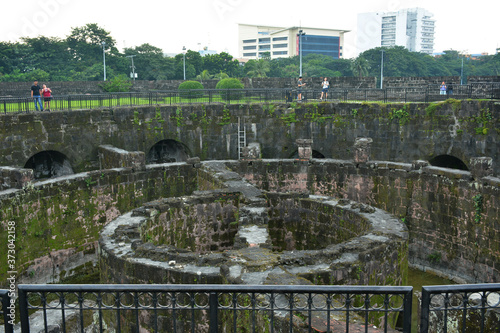 Baluarte De San Diego fortification structure at Intramuros walled city in Manila, Philippines