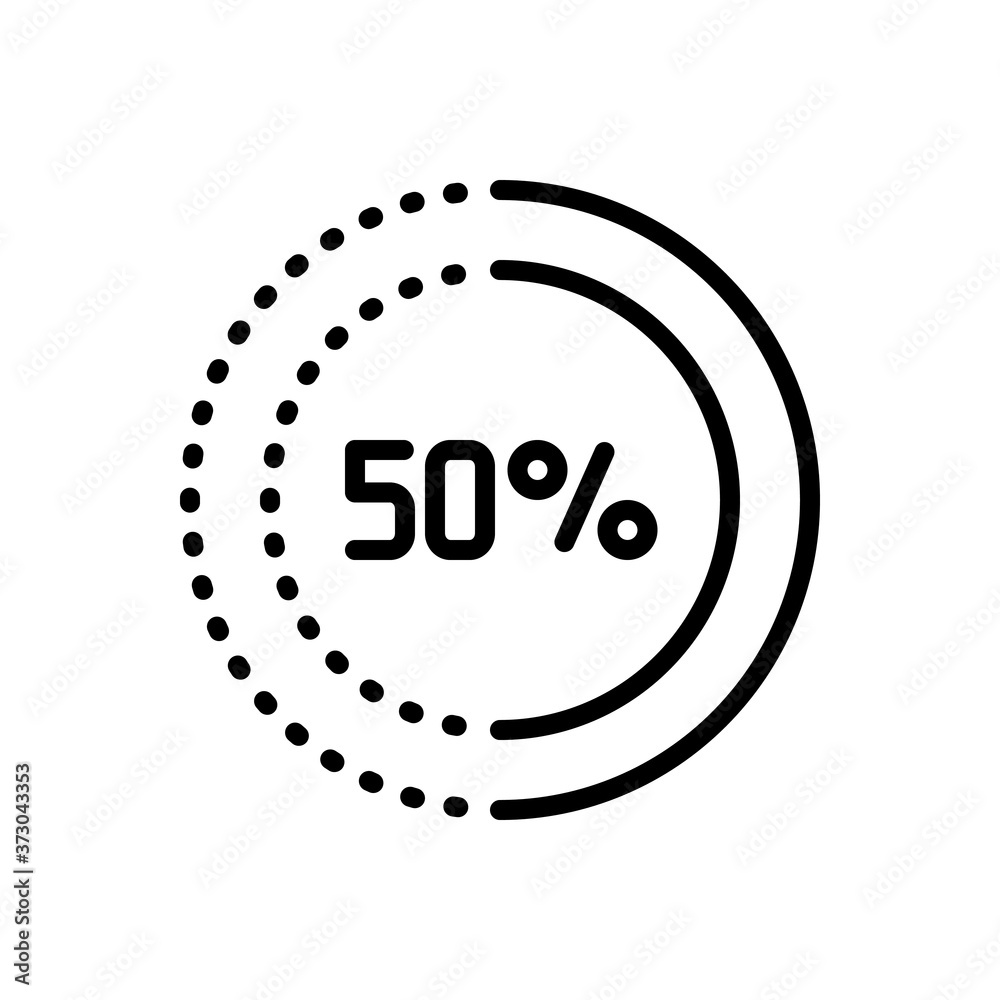 Black solid icon for remaining