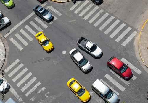 car traffic in the city