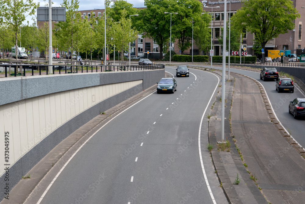 Highway S100 The Mauritskade At Amsterdam The Netherlands 15 May 2020