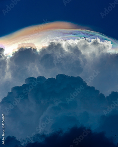 Iridescents clouds in the sky 3 photo